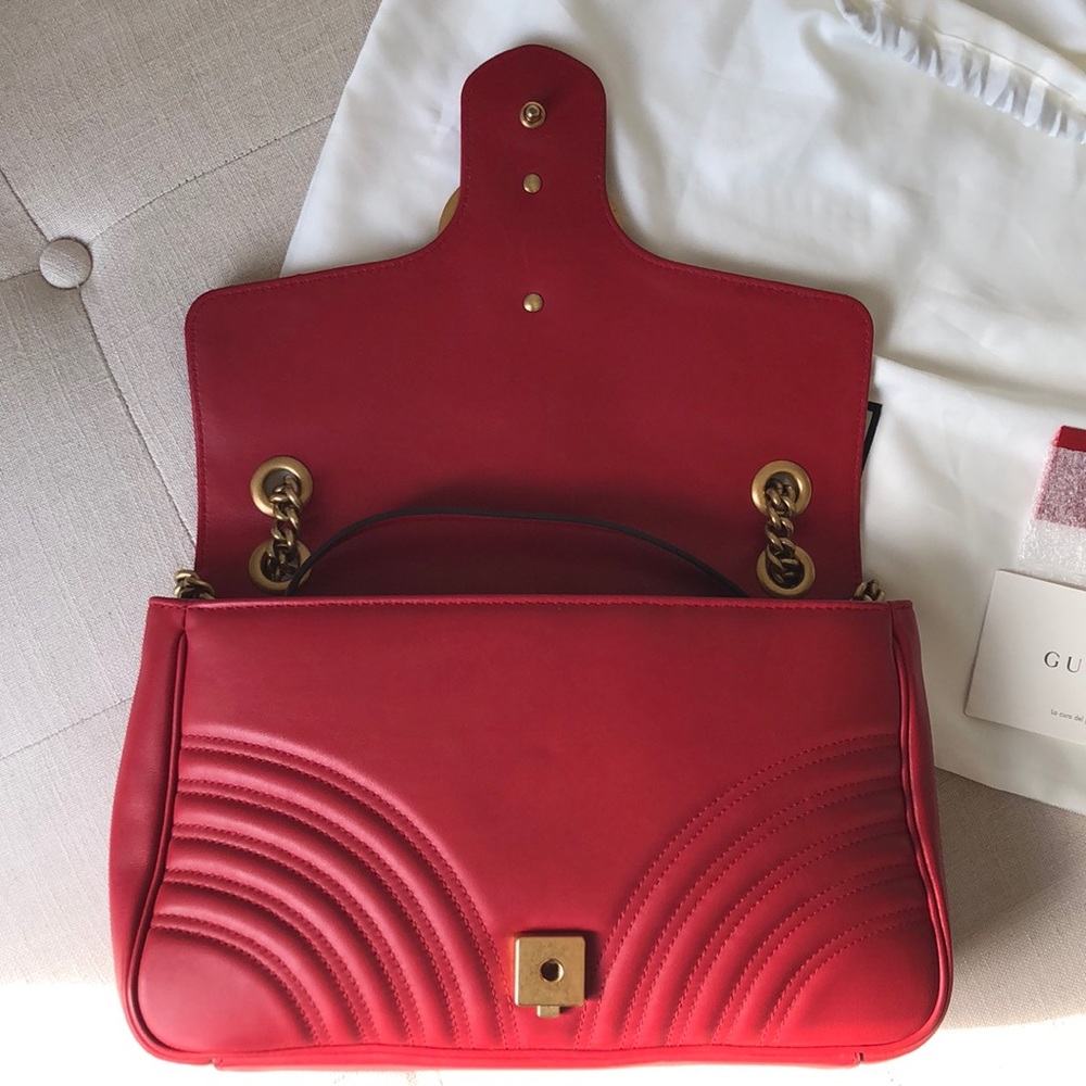 ❤️SOLD❤️ Authentic Gucci GG Marmont Matelassé Bag - Picture 4 of 8